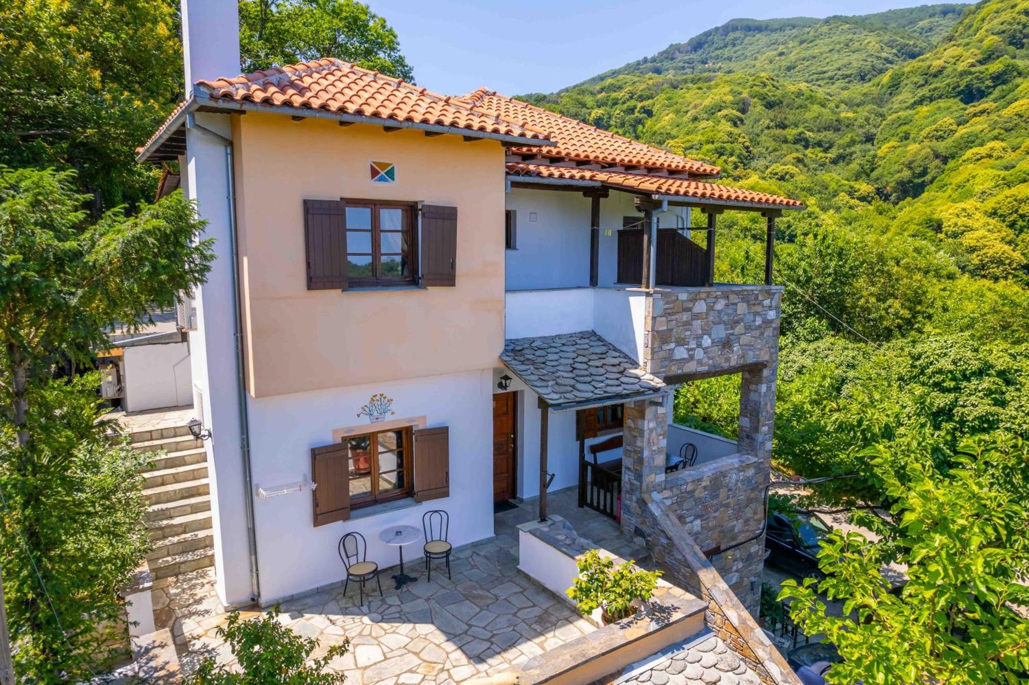 Guesthouse Papachristou Tsagkarada Buitenkant foto